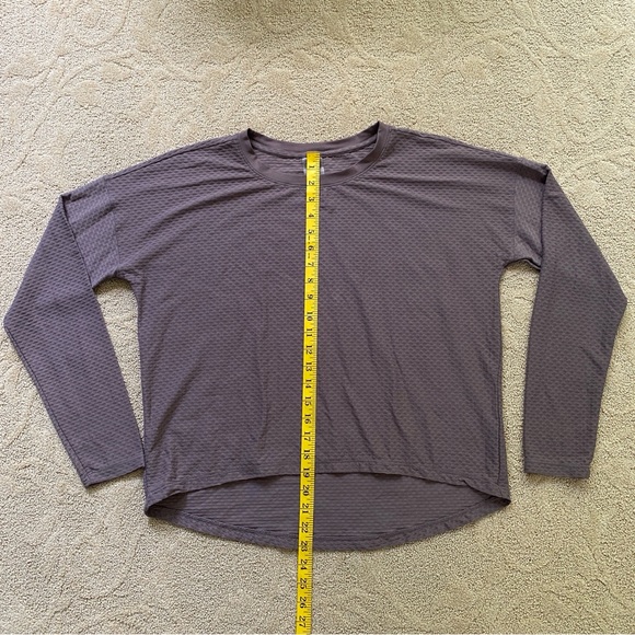 CALIA by Carrie Underwood Long Sleeve Mesh Top - Brown - Picture 7 of 9